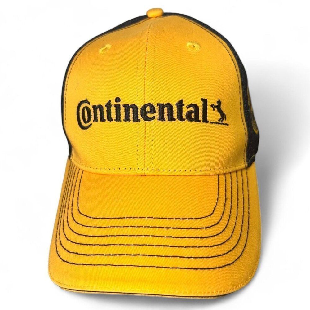 Continental Tire Adjustable Mesh Yellow‎ / Black Hat